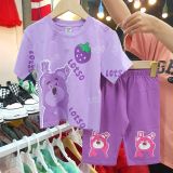  Đồ bộ lửng thun cotton cho bé gái từ 12kg đến 18kg 