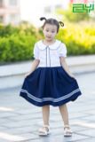  HSV01 _ Đầm học sinh bé gái tiểu học chất mềm mát _ Beekids 