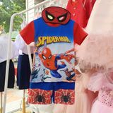  Bộ thun siêu nhân người nhện Spiderman kèm áo choàng và mặt nạ 
