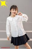  A01 _ Áo sơ mi trắng dài tay bé gái chất đũi xước siêu mềm mát, mịn màng _ Beekids 