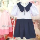  HSV01 _ Đầm học sinh bé gái tiểu học chất mềm mát _ Beekids 