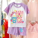 DB09 _ Đồ bộ đùi Baby three cho bé gái chất cotton mềm mát DB09_ Beekids 