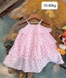  D34 _ Váy 2 dây xòe nhiều tầng cực mát mẻ cho bé diện hè_ Beekids 