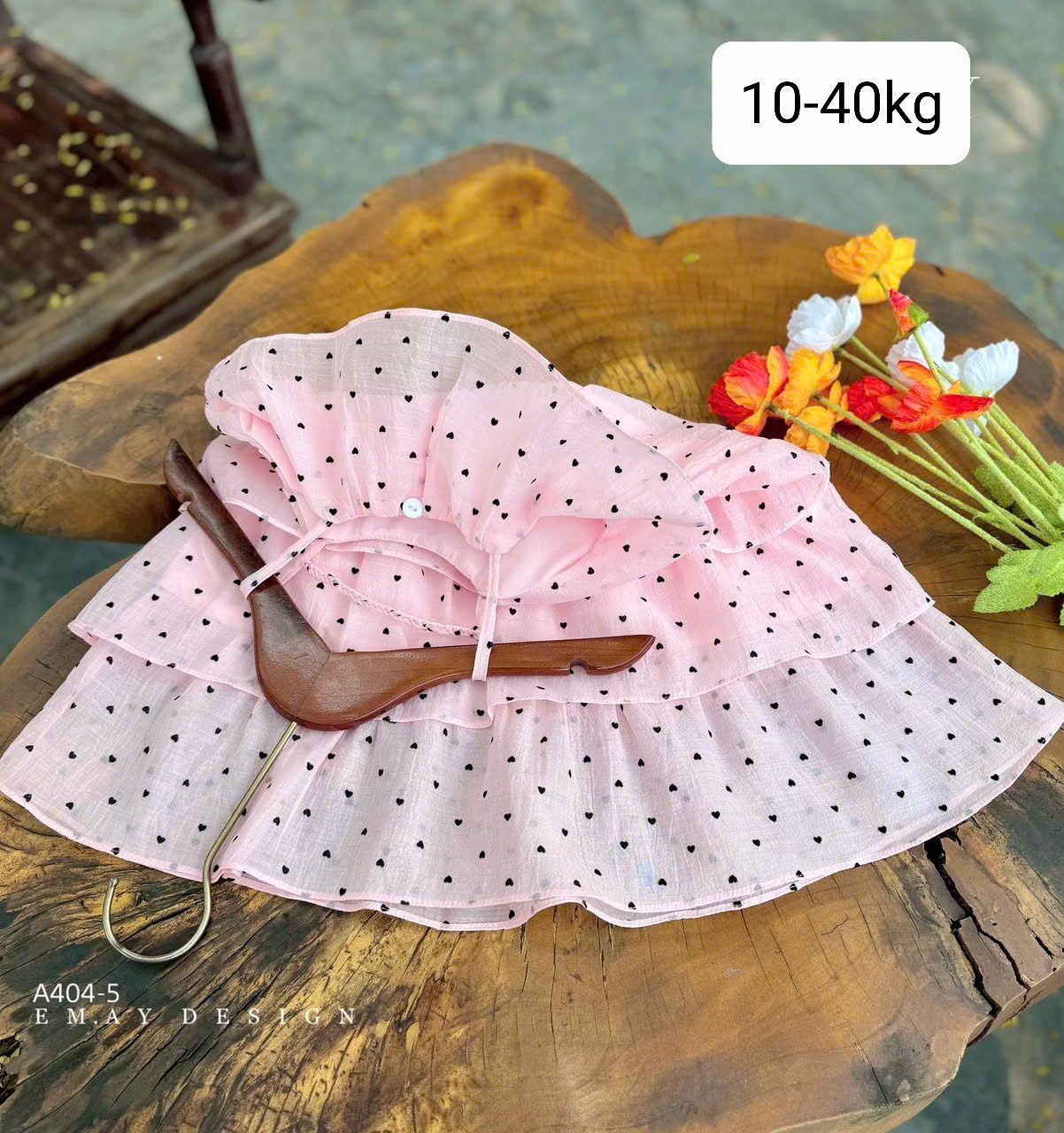  D34 _ Váy 2 dây xòe nhiều tầng cực mát mẻ cho bé diện hè_ Beekids 