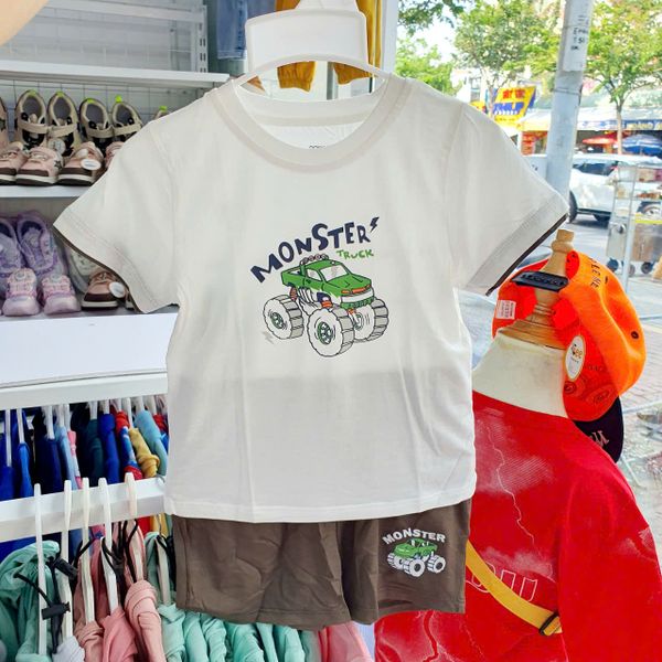  Đồ bộ đùi cho bé trai chất cotton mịn mát dành cho bé từ 6kg đến 14kg DK01 _ Beekids 