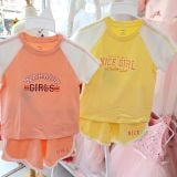  Đồ bộ đùi cho bé trai và bé gái chất thun sợi tre mịn mát DK05 _ Beekids 