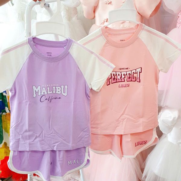  Đồ bộ đùi cho bé trai và bé gái chất thun sợi tre mịn mát DK05 _ Beekids 