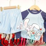  BB11 _ Đồ bơi dài tay bé trai họa tiết thỏ dễ thương _ Beekids 
