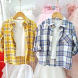 A31 _ Áo sơ mi kẻ caro dài tay cho bé phong cách năng động thời trang _ Beekids 
