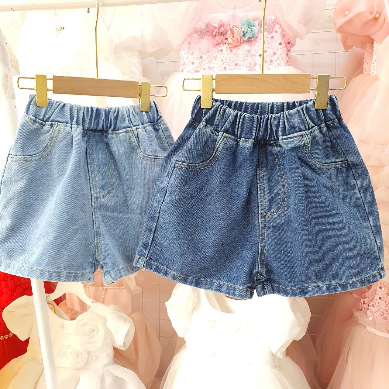  Q24 _ Quần jean đùi cho bé trai và bé gái chất jean mềm mát _ Beekids 