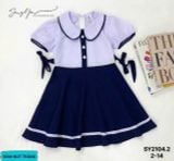  HSV01 _ Đầm học sinh bé gái tiểu học chất mềm mát _ Beekids 
