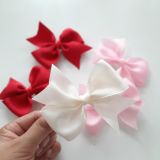  Kẹp tóc nơ ruy băng gân 4 cánh cho bé KT02 