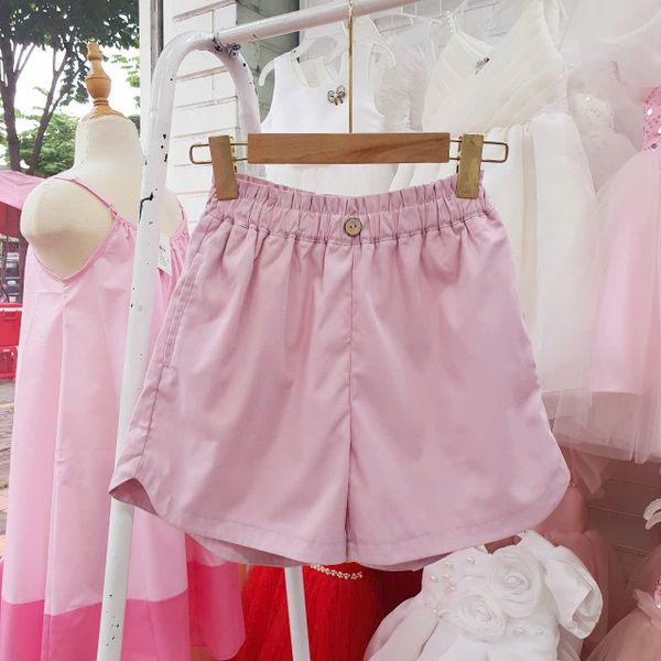  Q29 _ Quần kaki short bé gái mềm mại co giãn _ Beekids 