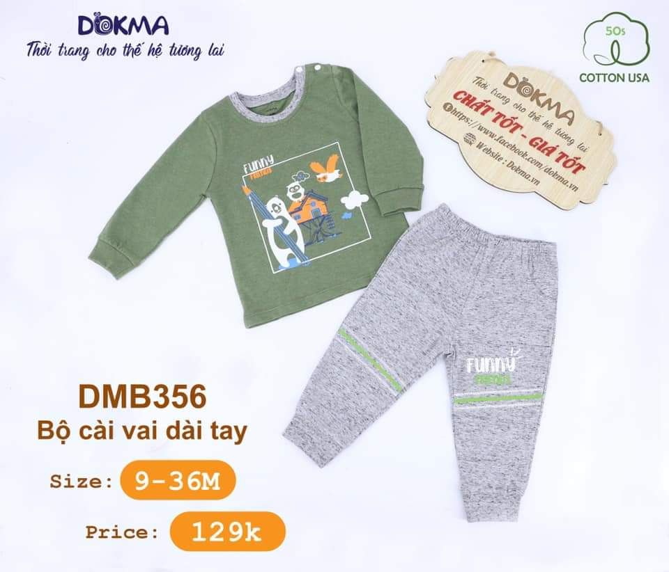  DMB356 - Bộ cài vai dài tay 