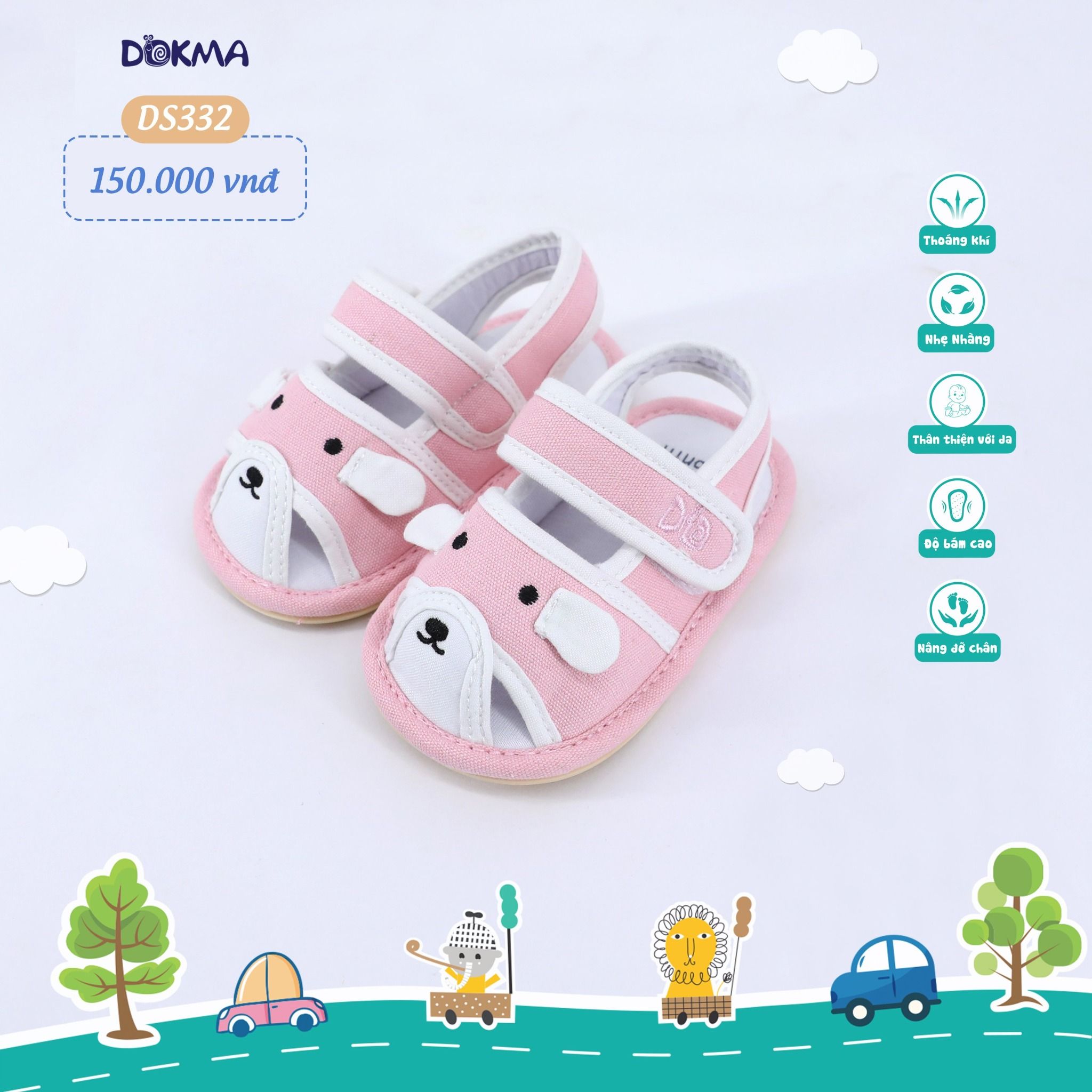  DS332 - Giày tập đi cho bé 
