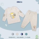  DMB492 - Bộ dài tay cài vai cho bé 9-36M 