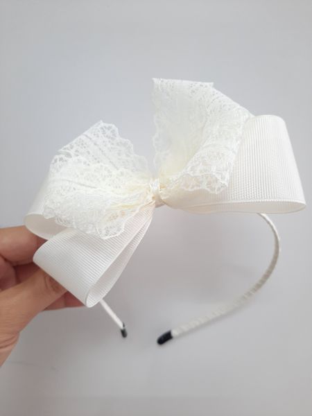  Cài tóc nơ ruy băng 