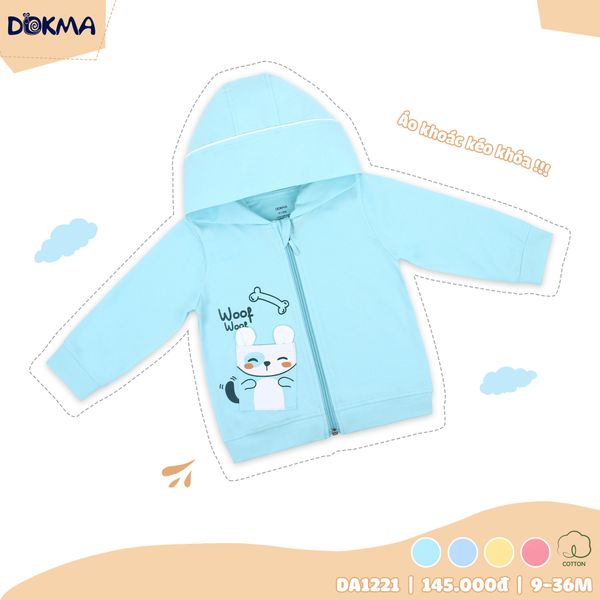  DA1221 - Áo khoác sơ sinh bé trai và bé gái 