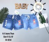  Quần short jean bé gái từ 23-40kg 