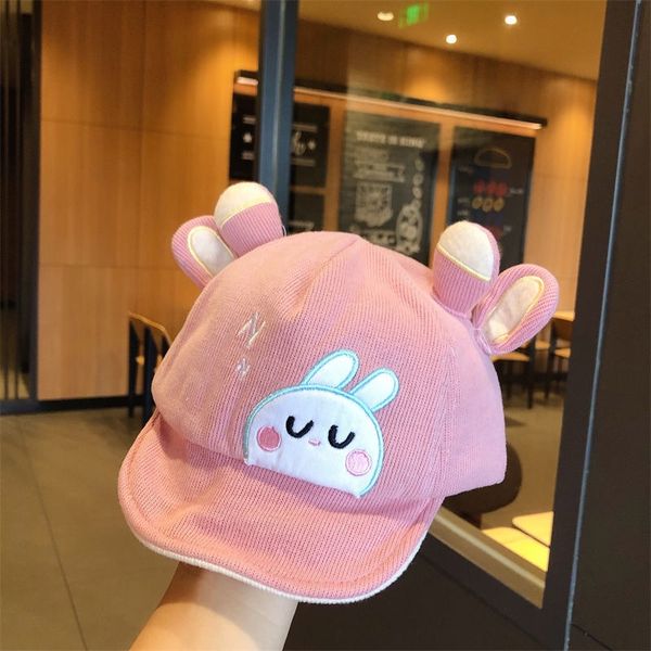  Mũ lưỡi trai họa tiết thú vành mềm cho bé 3 đến 24 tháng 