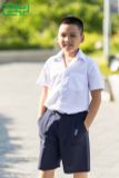  Quần ngắn đồng phục học sinh nam lưng thun 2103 