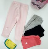  Quần legging dài bé gái in hình thỏ xinh xắn 