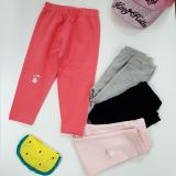  Quần legging dài bé gái in hình thỏ xinh xắn 