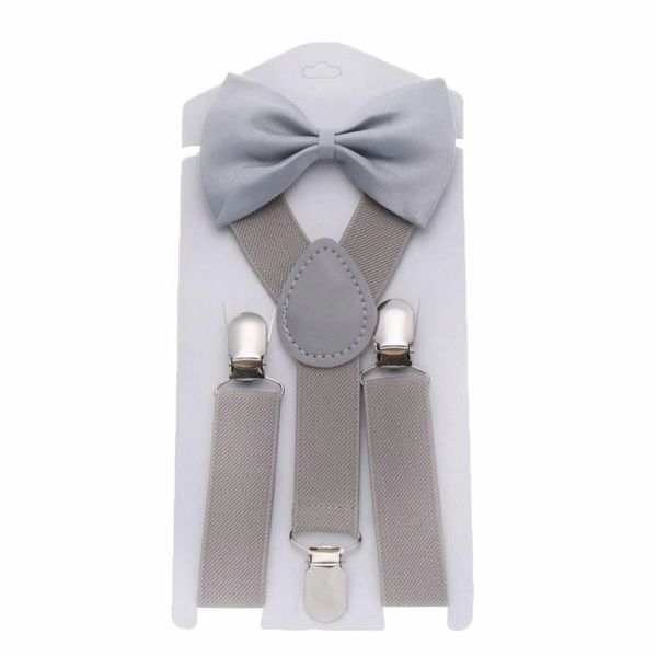  PK20 _ Dây đai quần chữ Y có kẹp gắn lưng quần cho bé trai và bé gái kèm nơ cổ áo xinh xắn _ Beekids 