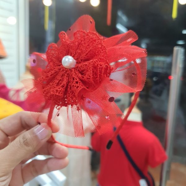  Cài tóc nơ ruy băng mềm mại xinh xắn cho bé gái 