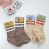  Vớ chân cổ cao cho bé từ 0 đến 2 tuổi đính nơ, họa tiết hoạt hình xinh xắn 