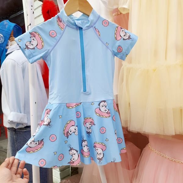  Đồ bơi bé gái dáng váy họa tiết hoạt hình dễ thương BB02 _ Beekids 