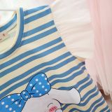  Đầm thun bé gái phối dập ly mềm họa tiết Melody, Cinnamon, Kuromi siêu dễ thương D25 _ Beekids 