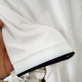  Áo thun cổ trụ bé trai và bé gái thêu hình khủng long dễ thương 