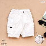  Quần kaki lửng bé trai túi hộp cực ngầu 