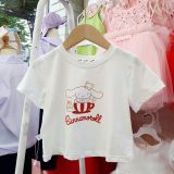  Set áo thun Cinnamoroll phối chân váy caro đỏ xinh xắn thời trang 