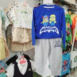  Bộ thun dài tay mặc ngủ cho bé trai in hình minions siêu ngầu 