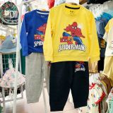  Bộ dài tay mặc ngủ bé trai in hình Spiderman siêu cool ngầu 