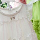  Đầm váy bé gái tay cánh tiên nhún bèo 3 tầng mềm mại thoáng mát D04 - Beekids 