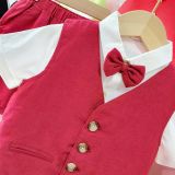  Set vest công tử gile cho bé trai mặc lễ tiệc 