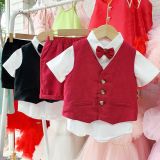  Set vest công tử gile cho bé trai mặc lễ tiệc 