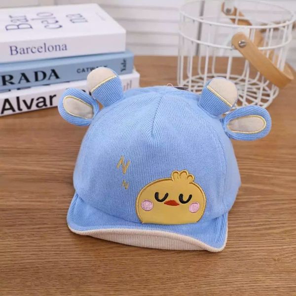  Mũ lưỡi trai họa tiết thú vành mềm cho bé 3 đến 24 tháng 