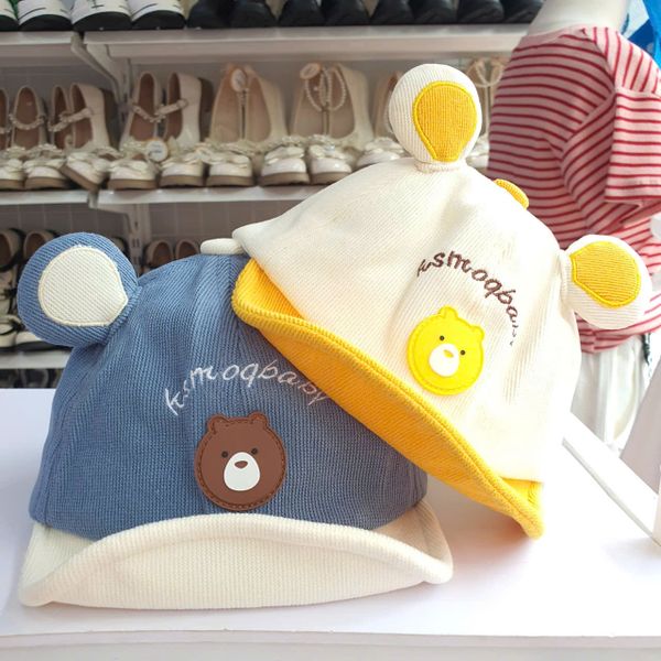  Mũ lưỡi trai cho bé từ 3 đến 24 tháng hình tai gấu siêu dễ thương 