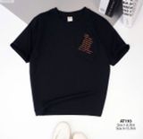  Áo thun cotton cho bé in chữ nhí phong cách sành điệu 