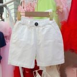  Q21 _ Quần kaki ngắn cho bé trai lưng thun chất kaki mềm mại phom dáng thời trang _ Beekids 
