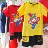  Đồ bộ thun cotton Marvel mặc nhà cho bé trai từ 13 đến 23kg siêu ngầu 