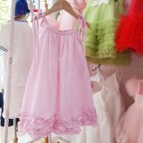  Đầm 2 dây kẻ sọc phom dáng babydoll xinh xắn cho bé gái D02 - Beekids 