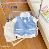  Set gile công tử cho bé trai mặc đi tiệc siêu cưng gồm 4 chi tiết S04 _ Beekids 