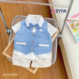  Set gile công tử cho bé trai mặc đi tiệc siêu cưng gồm 4 chi tiết S04 _ Beekids 