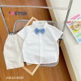  Set gile công tử cho bé trai mặc đi tiệc siêu cưng gồm 4 chi tiết S04 _ Beekids 