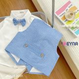  Set gile công tử cho bé trai mặc đi tiệc siêu cưng gồm 4 chi tiết S04 _ Beekids 